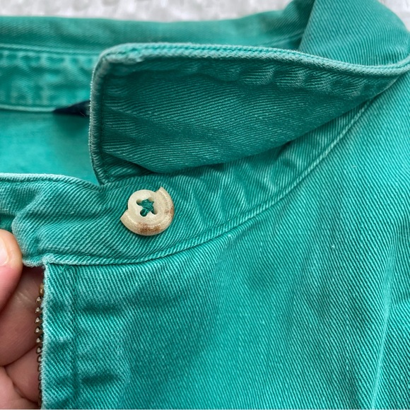 Vintage Polo Ralph Lauren USA Bomber Jacket XL Mens Teal Green Preppy - Picture 7 of 11